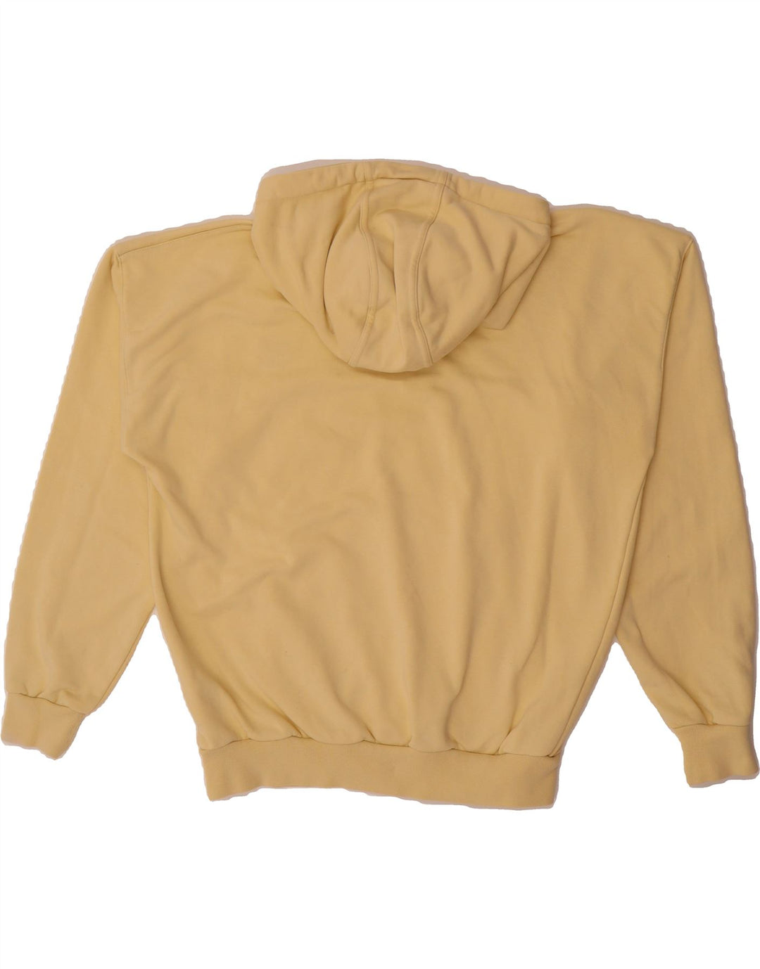 ADIDAS Mens Hoodie Jumper Medium Yellow Cotton Vintage Adidas and Second-Hand Adidas from Messina Hembry 