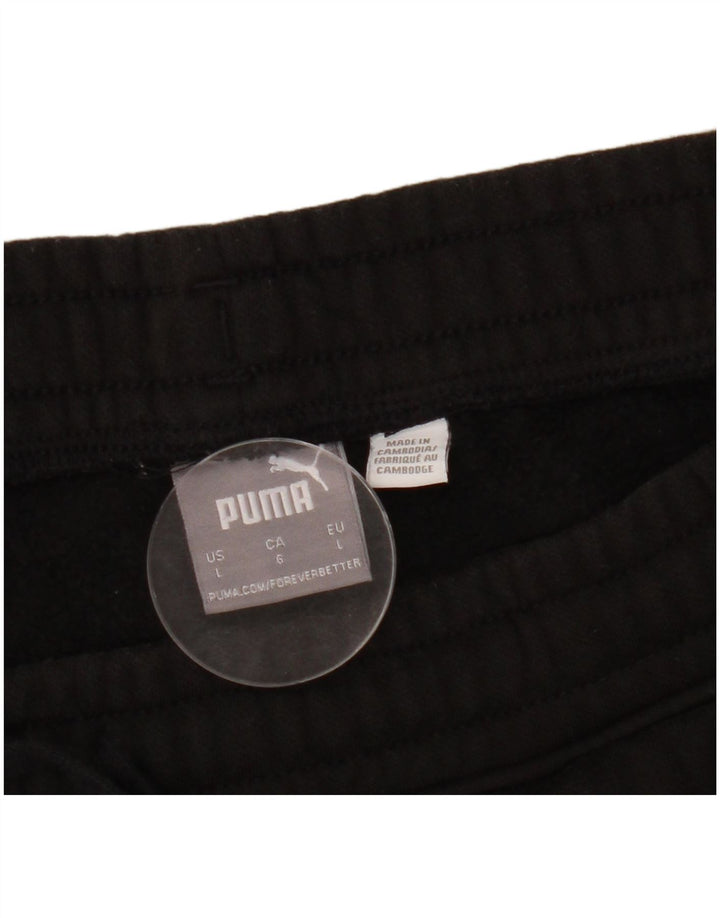 Мужские спортивные шорты PUMA с рисунком, большие черные