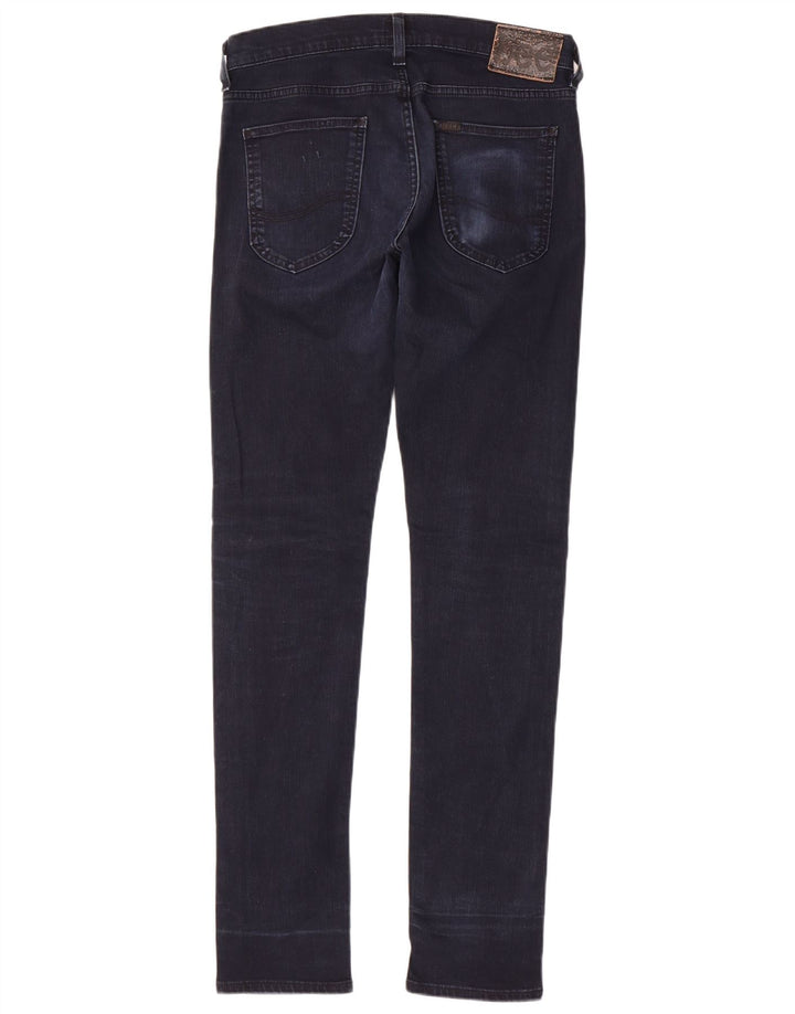 LEE Mens Luke Slim Jeans W30 L34 Navy Blue Cotton