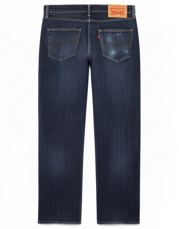 Мужские прямые джинсы Levi's 504 W34 L30 синие, хлопок