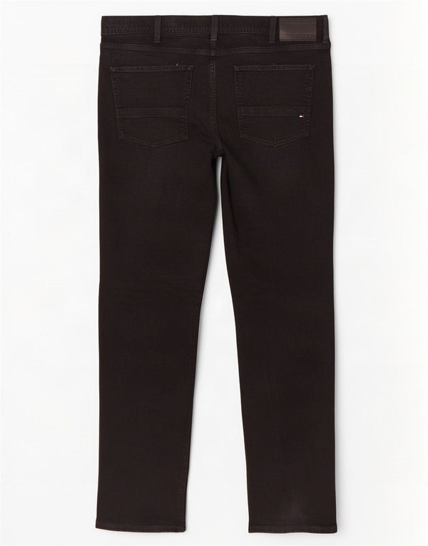 Мужские прямые джинсы Tommy Hilfiger Denton W38 L30, черный хлопок