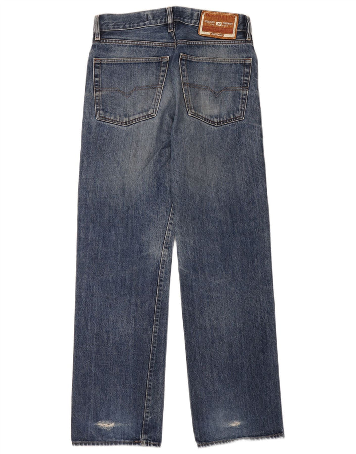 Мужские прямые джинсы Diesel W30 L29, синие, хлопок