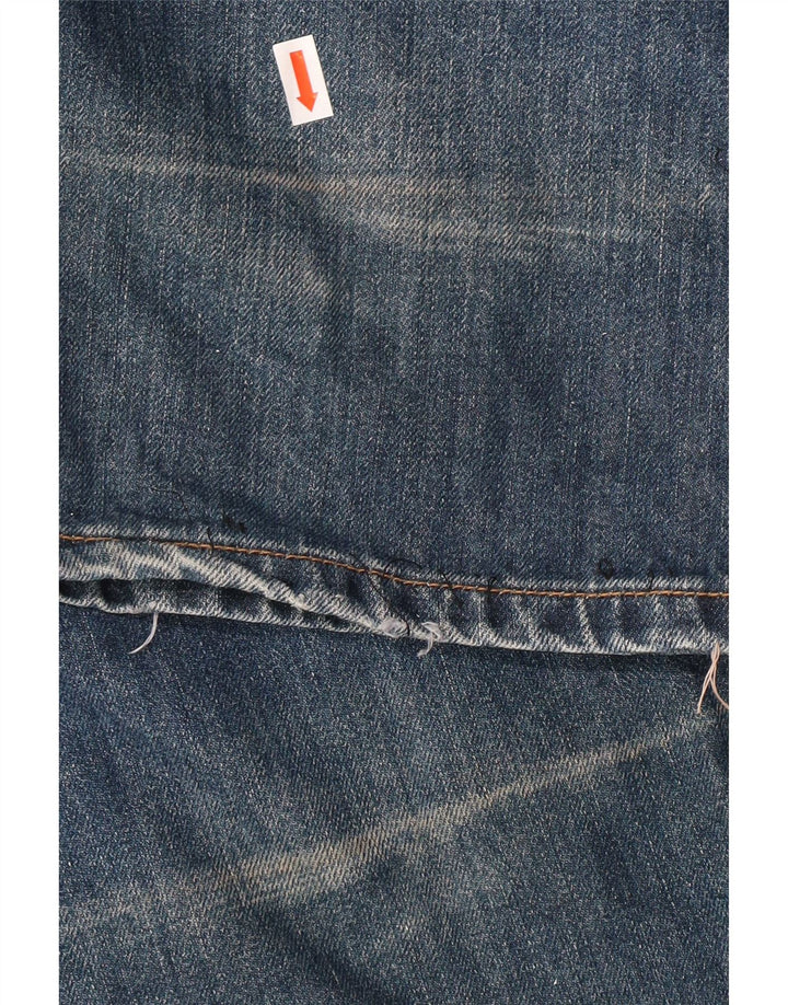 Мужские прямые джинсы LEVI'S 506 W36 L34 синие, хлопок