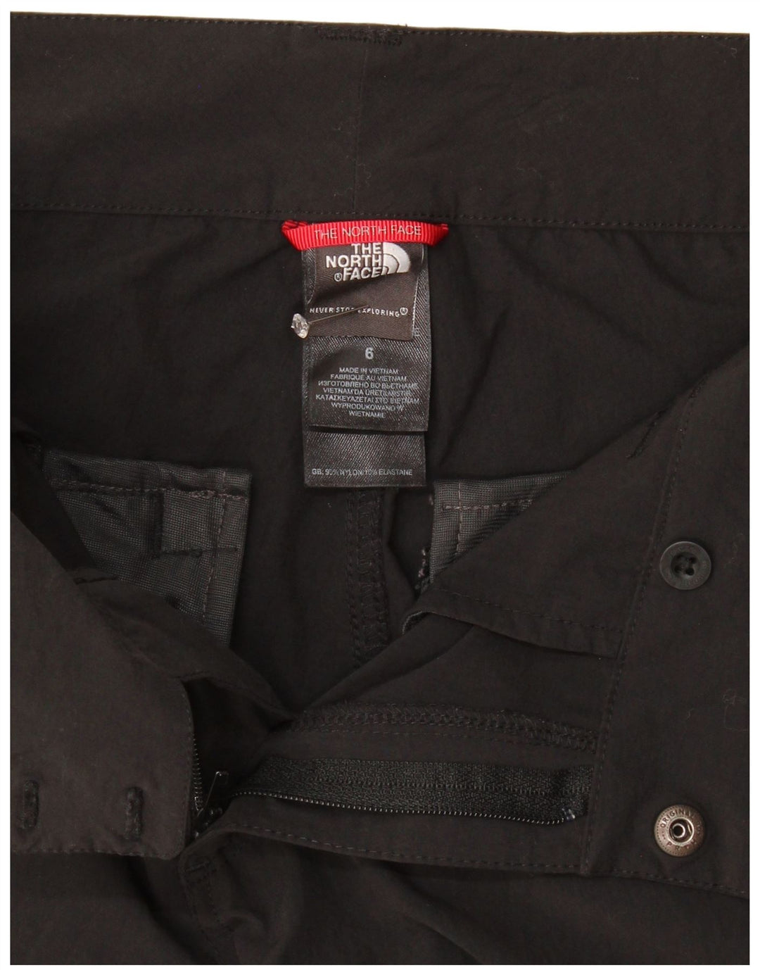Женские прямые брюки карго The North Face US 6 Medium W30 L30, черные