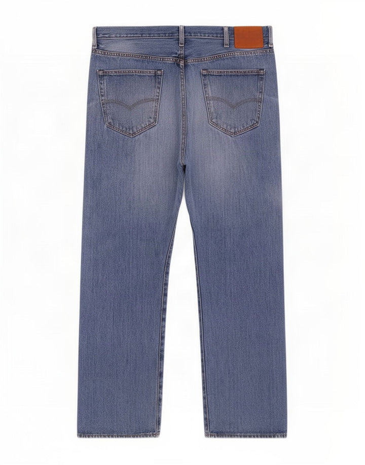 Мужские прямые джинсы Levi's W40 L32 синие, хлопок