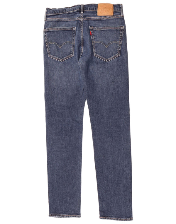 Мужские зауженные джинсы Levi's 502 W32 L34 синие, хлопок