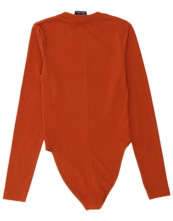 Женское боди с графическим рисунком Nike UK 6 XS, оранжевый хлопок