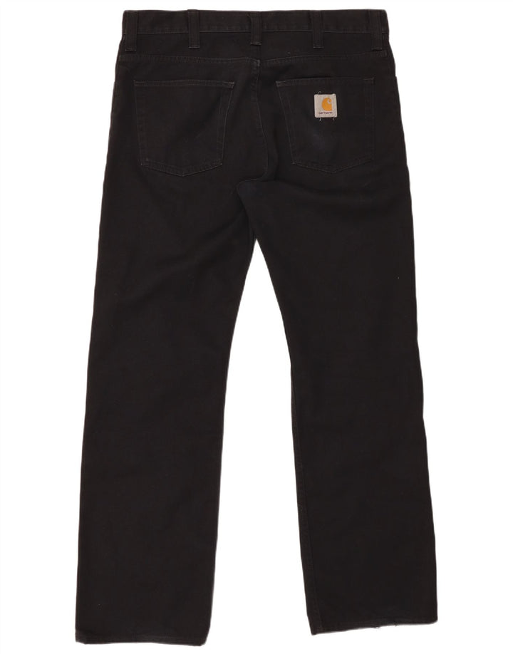 Мужские прямые джинсы CARHARTT W34 L32, черный полиэстер