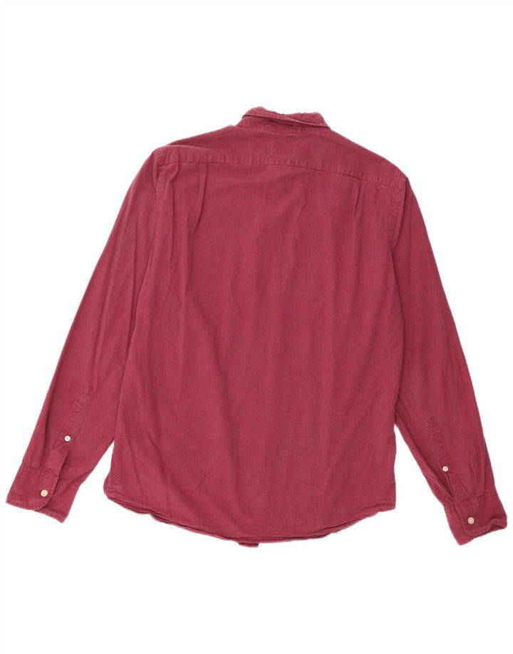 Мужская рубашка приталенного кроя J. CREW, хлопковая клетка среднего красного цвета