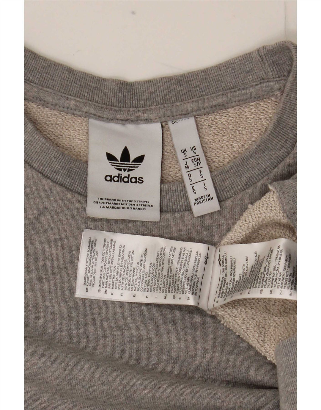 Мужской свитер Adidas, маленький серый хлопковый джемпер