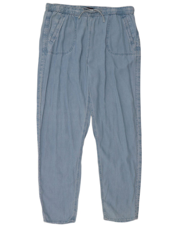 Женские повседневные зауженные брюки Marks & Spencer UK 18 XL W38 L31 синие