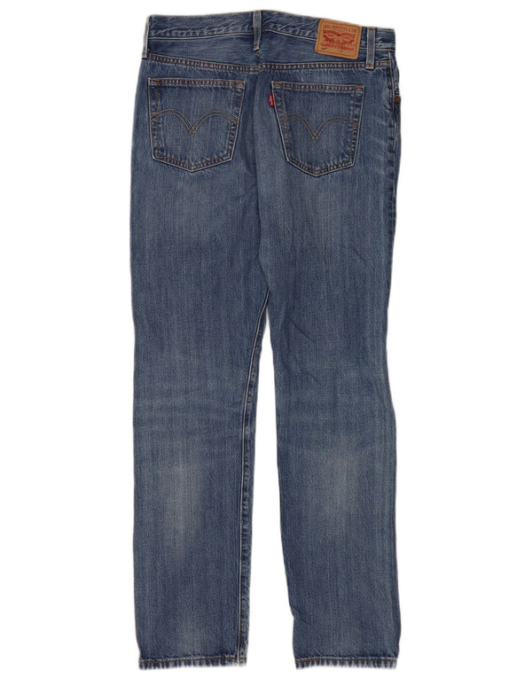 Женские прямые джинсы Levi's W29 L32 синие, хлопок
