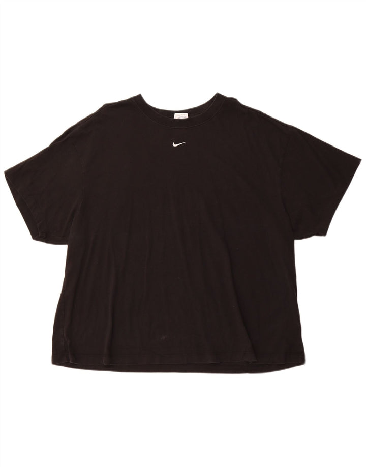 Женская футболка NIKE Top UK 20 2XL, черный хлопок