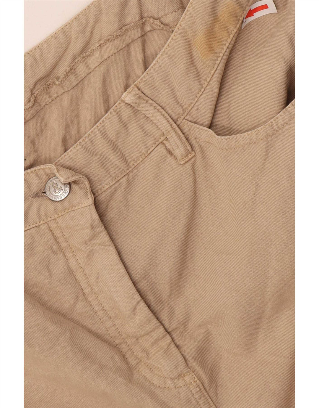 Dolce & Gabbana Женская прямая юбка IT 44 Medium W34 Бежевый хлопок