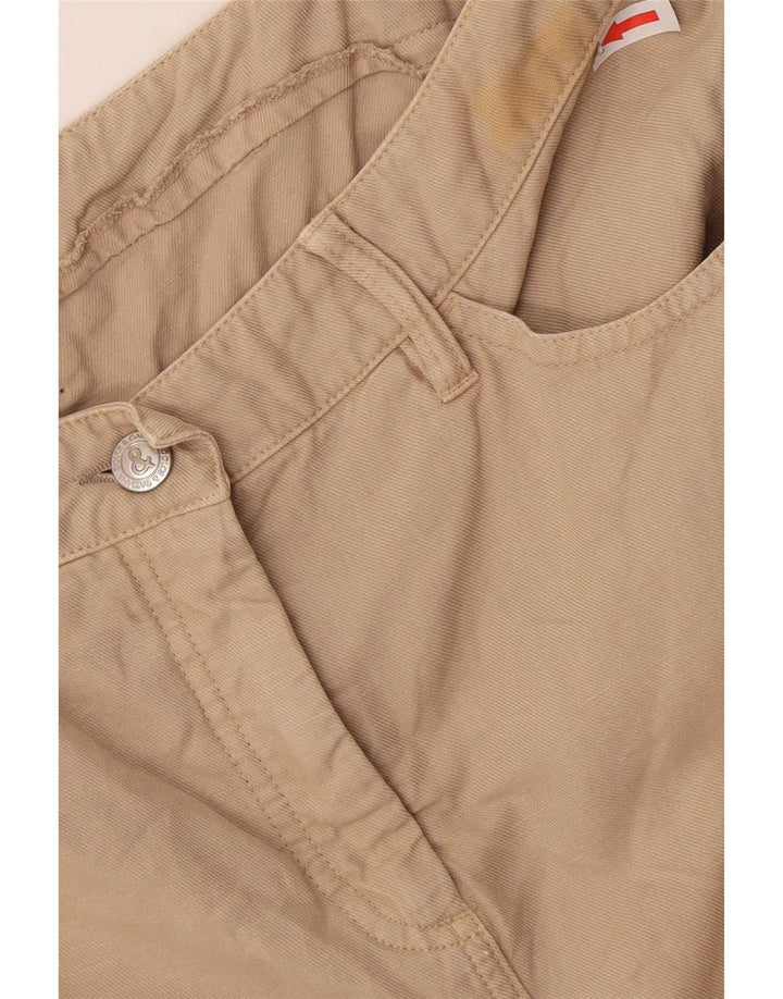 Dolce & Gabbana Женская прямая юбка IT 44 Medium W34 Бежевый хлопок