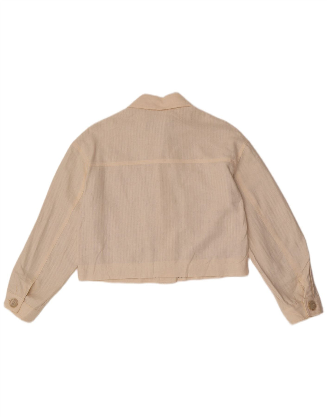Женский укороченный бомбер Zara UK 6 XS Off White