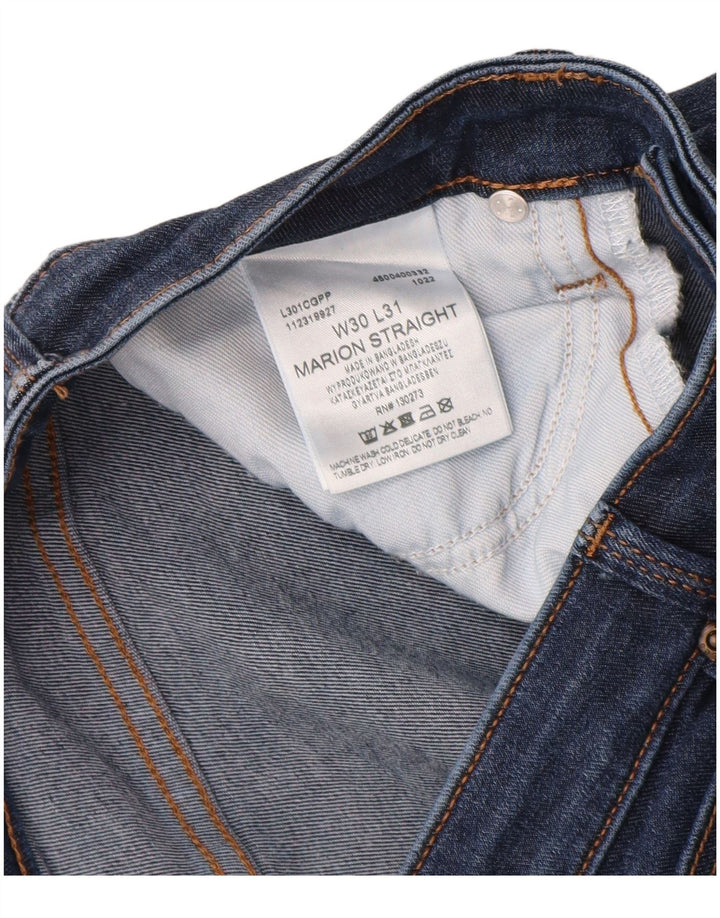 Женские прямые джинсы LEE Marion W30 L28, темно-синий, хлопок