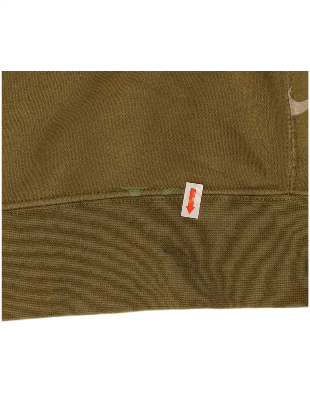 Мужской джемпер с капюшоном Nike с рисунком, цвет хаки, хлопок