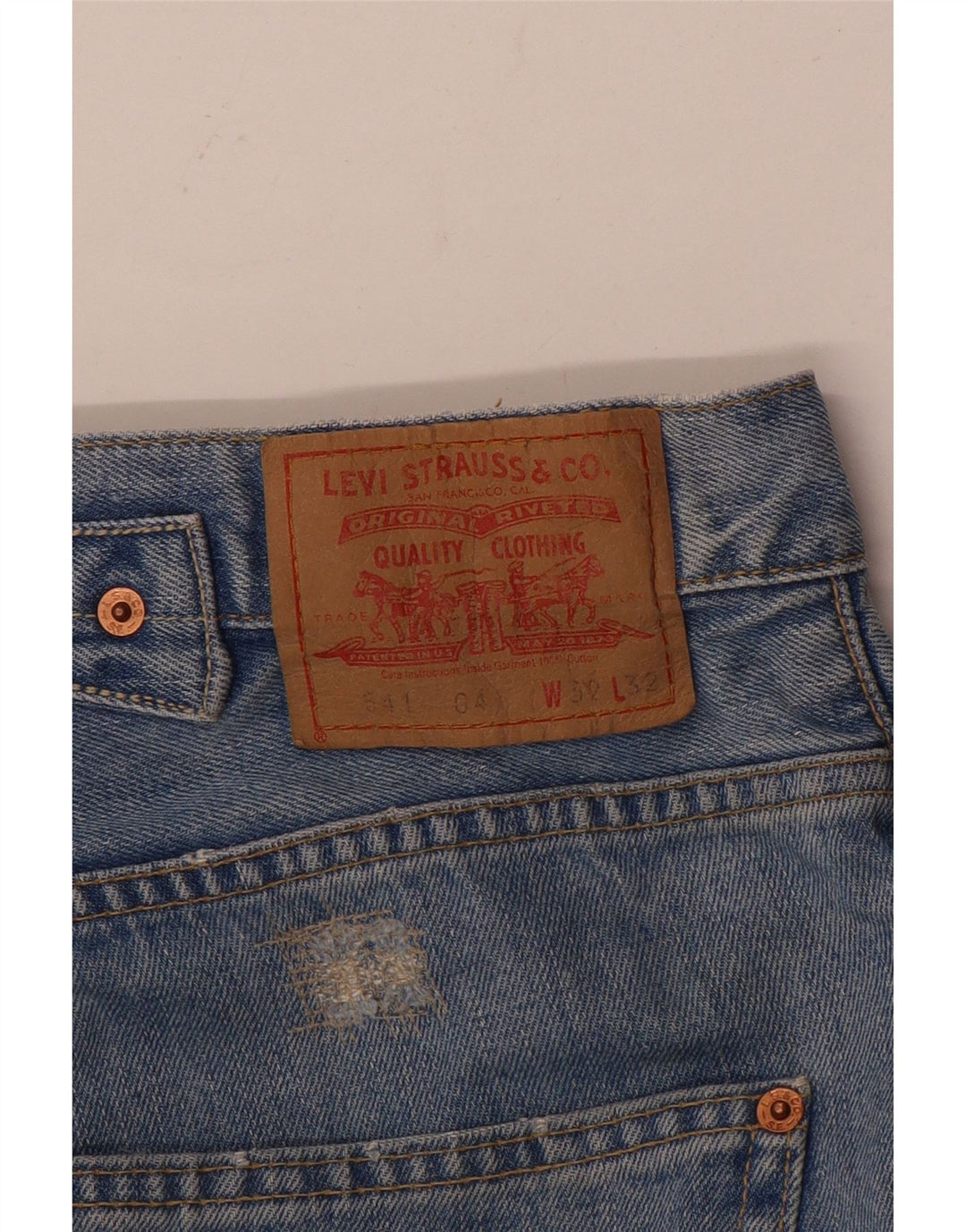 Мужские зауженные джинсы Levi's 541 W32 L32 синие