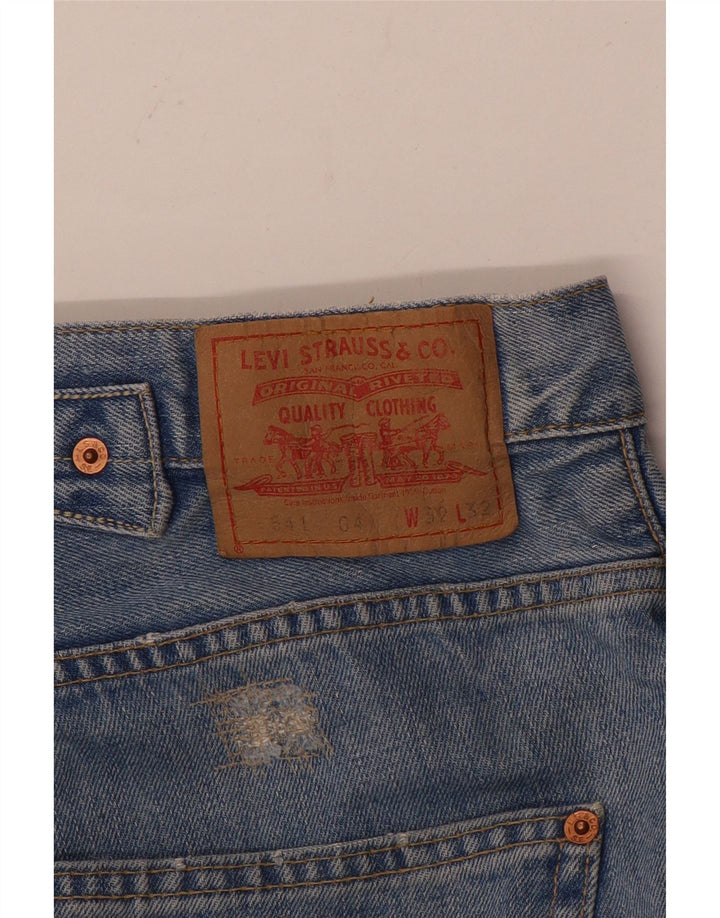 Мужские зауженные джинсы Levi's 541 W32 L32 синие