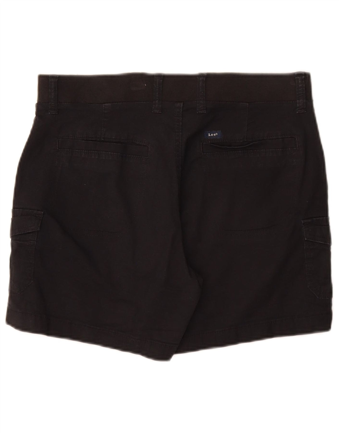 Женские шорты карго свободного покроя Lee со средней посадкой США 8, средний размер W30, черный хлопок