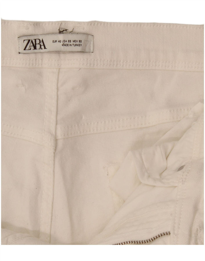 Джинсы мужские узкие Zara EU 42 большие W32 L29 белые