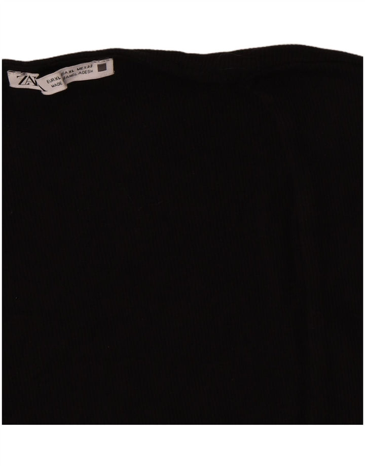 Женский жилет Zara UK 18 XL, черный
