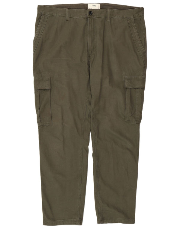 Мужские брюки карго MARKS & SPENCER W40 L31 хаки, хлопок