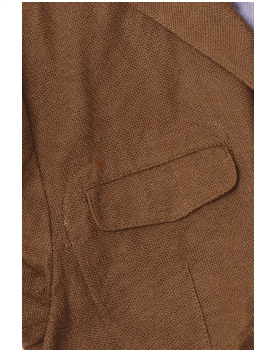 Мужской пиджак MASSIMO DUTTI на 3 пуговицах UK 40, большой коричневый хлопок