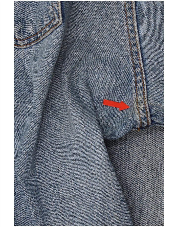 Мужские прямые джинсы Levi's 595 W34 L28 синие, хлопок