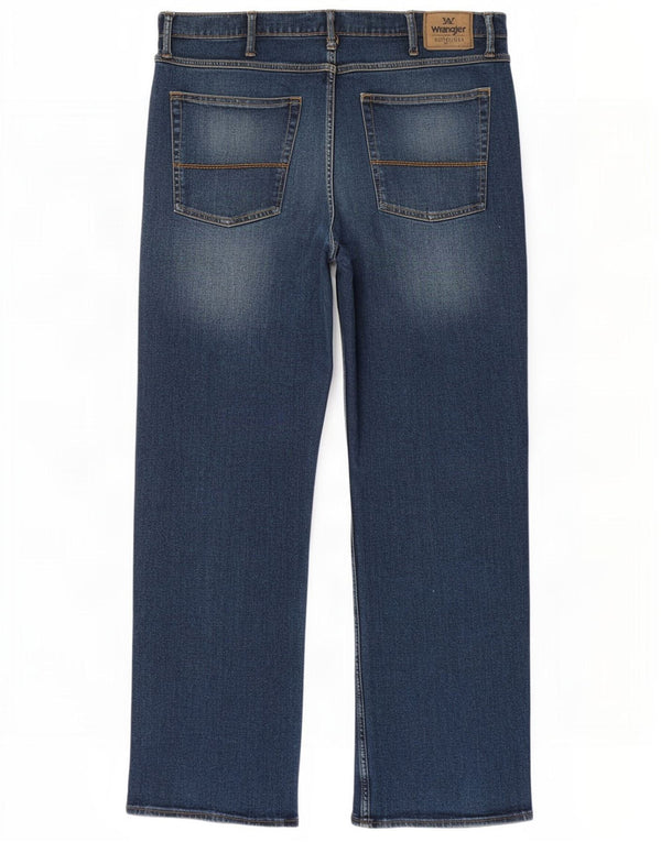 Мужские прямые джинсы Wrangler W36 L30 синие, хлопок