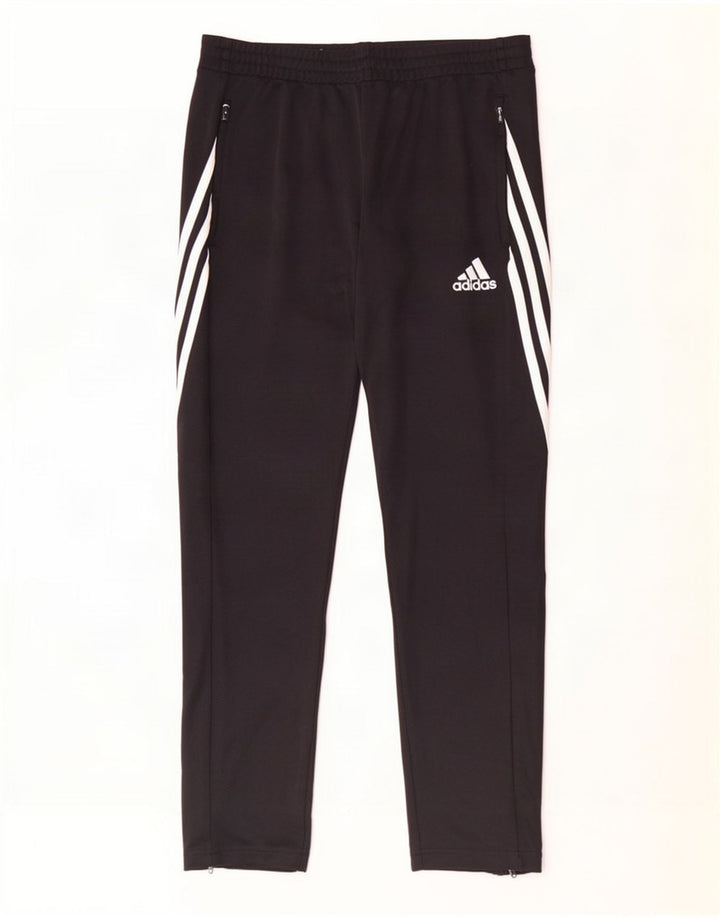 Мужские спортивные брюки Adidas Climalite, средний черный полиэстер
