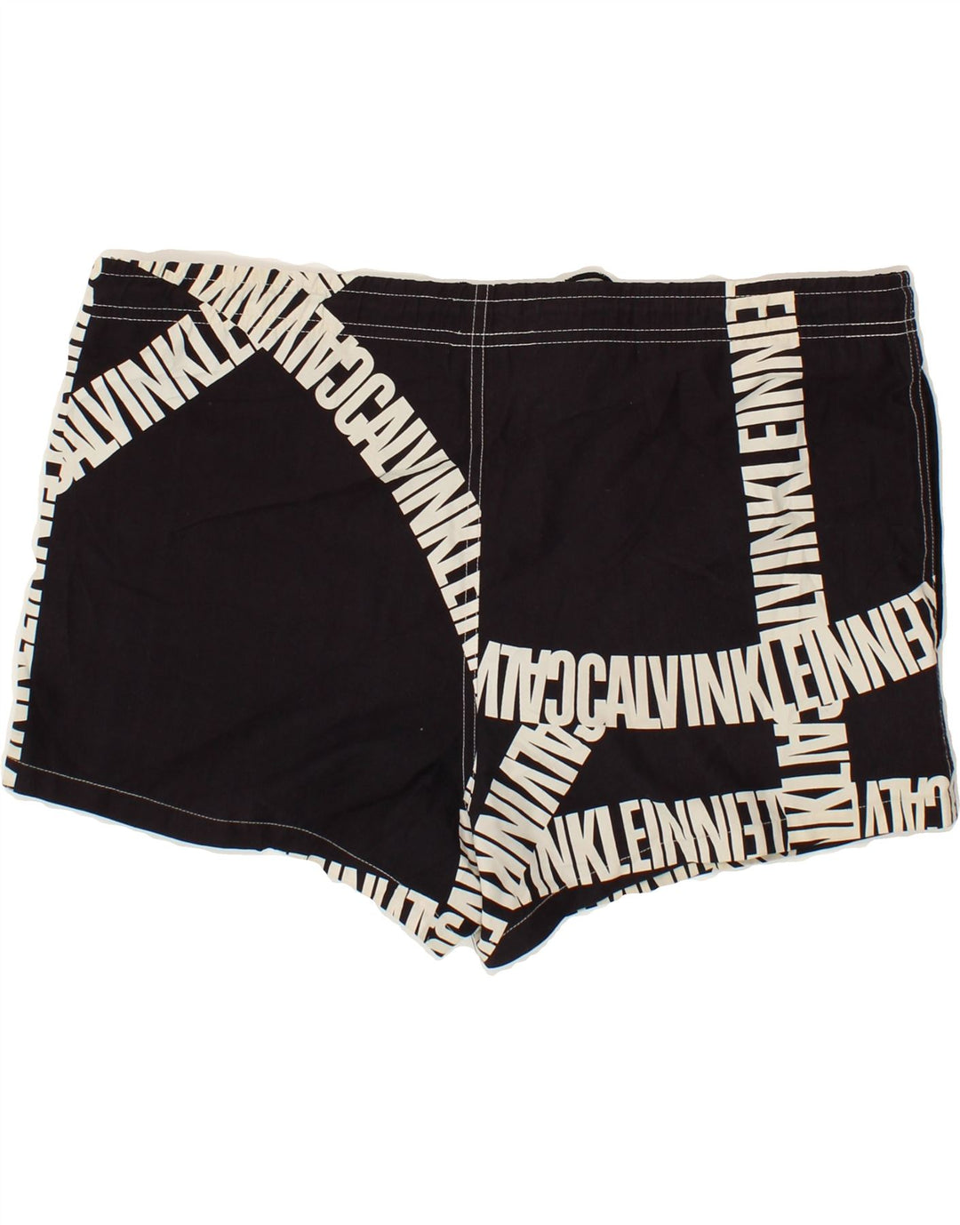 Мужские шорты для плавания CALVIN KLEIN с рисунком, средний черный, полиэстер