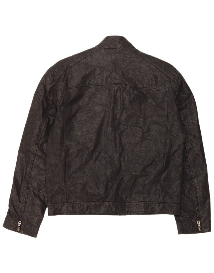 Мужская кожаная куртка Bata IT 48 Medium Black Leather