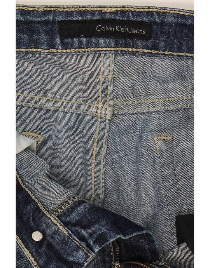 Мужские прямые джинсы Calvin Klein W34 L31 темно-синие