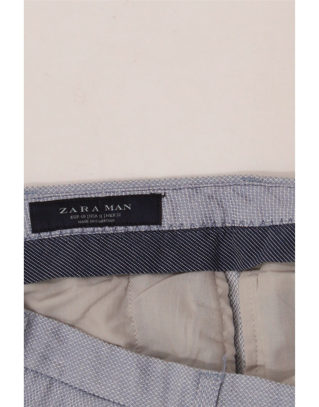 Мужские брюки-чиносы ZARA EU 40 Medium W31 L30 Синие