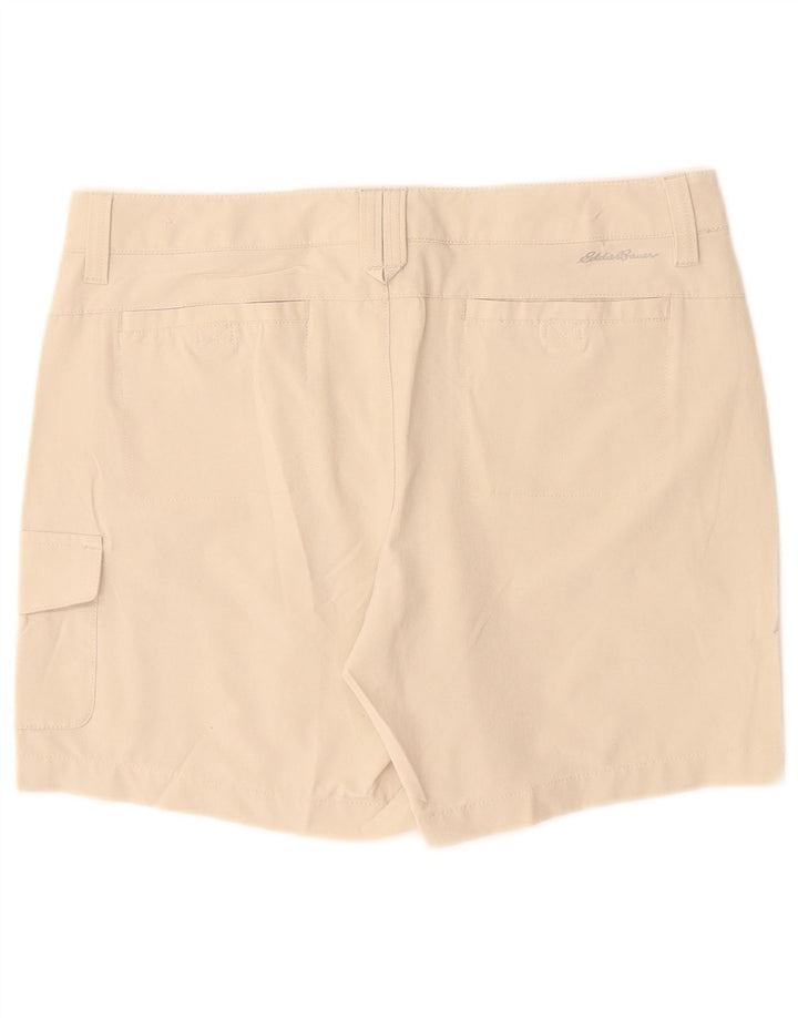 Женские шорты карго Eddie Bauer US 8 Medium W30 Бежевый полиэстер