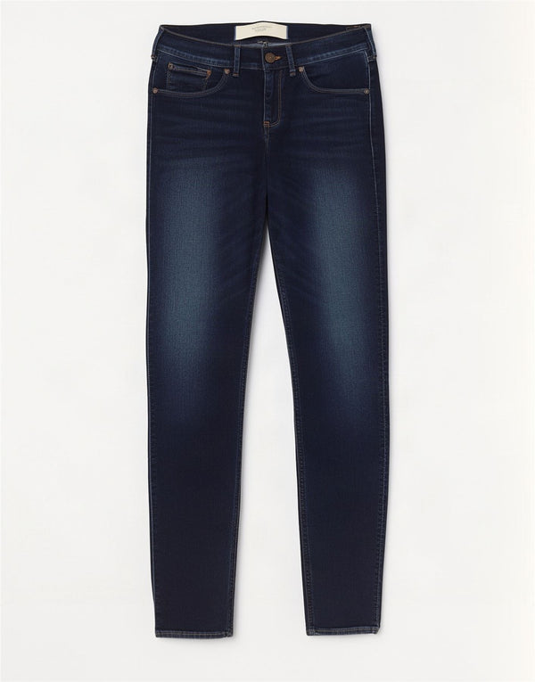 Женские джинсы скинни Abercrombie & Fitch США 4, маленькие W27 L29, темно-синие, хлопок