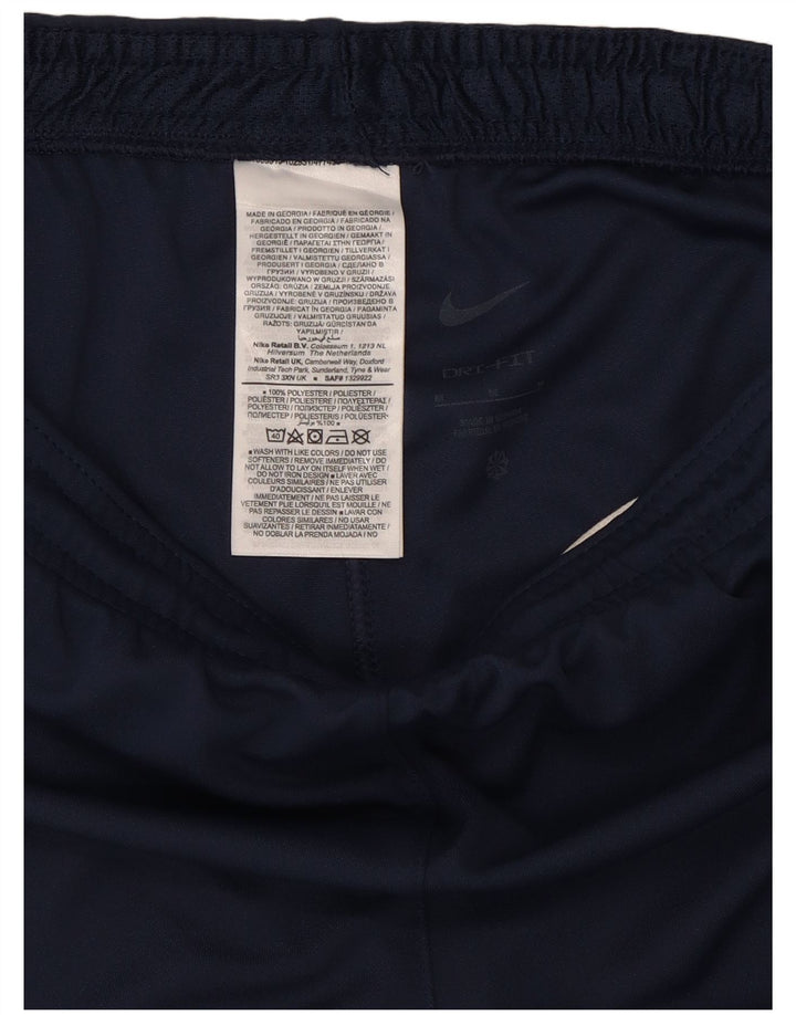 Мужские спортивные шорты Nike Dri Fit среднего размера, темно-синий, полиэстер