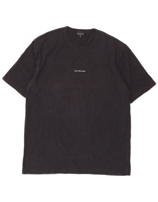 Женская футболка Calvin Klein Jeans Top UK 18 XL, черный хлопок