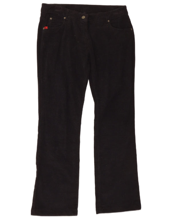 Женские вельветовые брюки Kappa Perfect Fit IT 46, большие W36 L30, черные