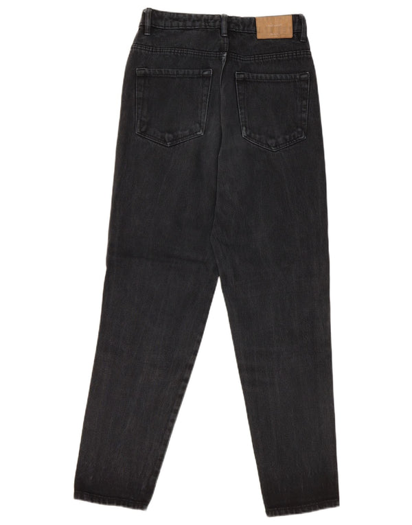 Женские джинсы ZARA с высокой талией EU 32 2XS W22 L26, черные