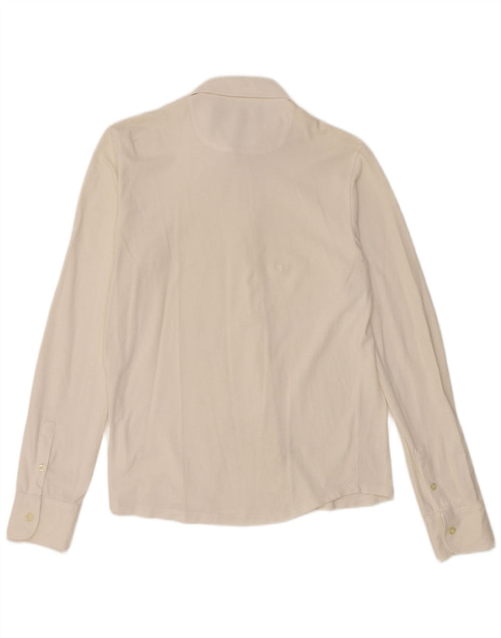 Мужская рубашка приталенного кроя Brooksfield IT 48 маленькая белая