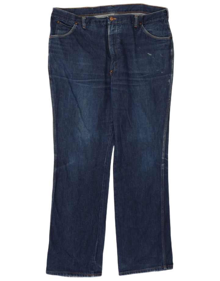 Мужские прямые джинсы Wrangler W40 L31 темно-синие