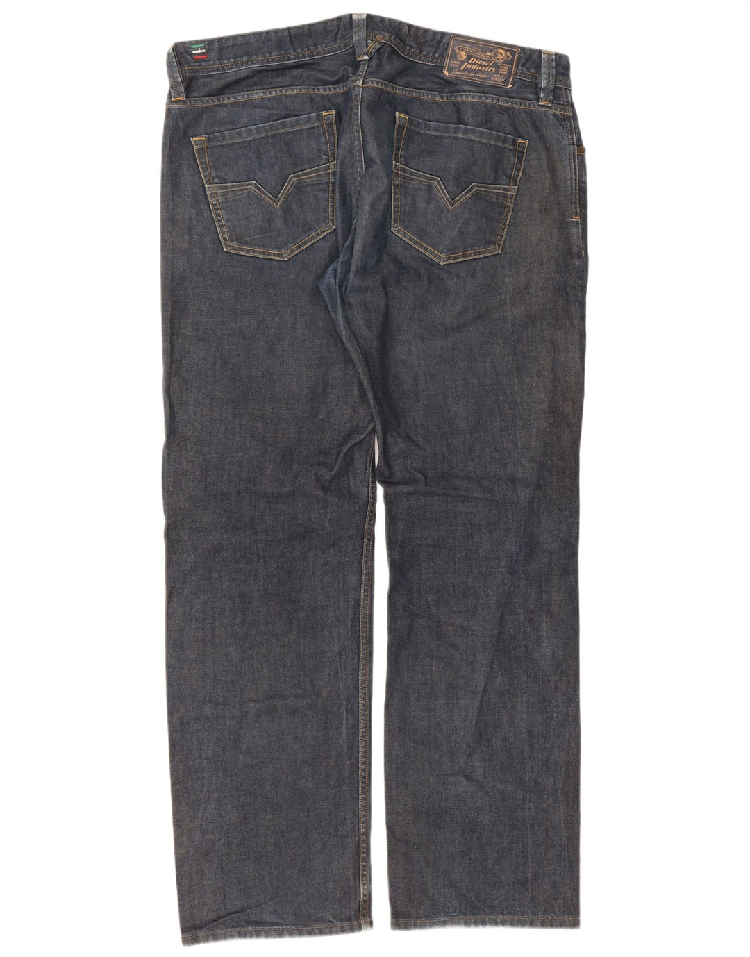 Мужские прямые джинсы Diesel Regular Larkee W38 L32, синий хлопок