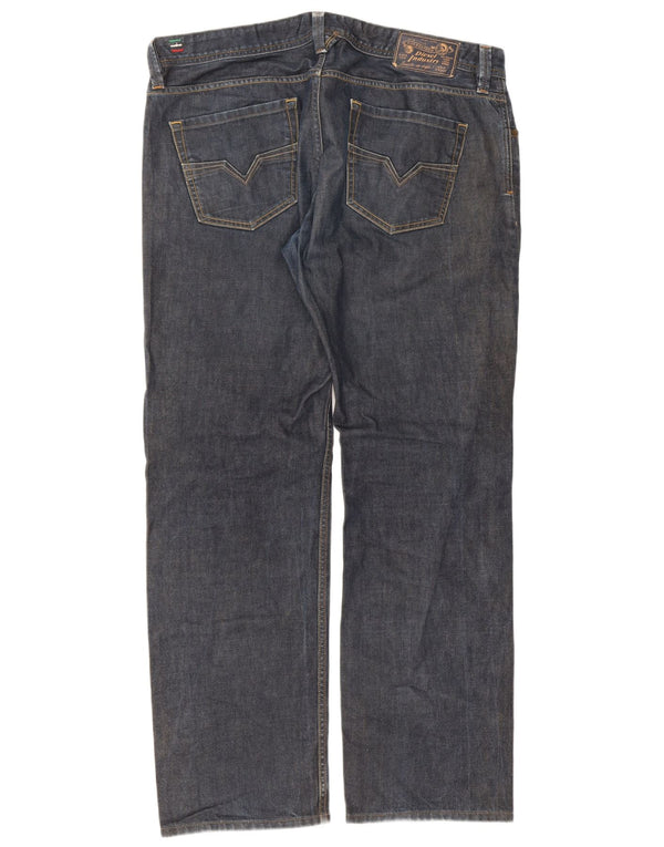 Мужские прямые джинсы Diesel Regular Larkee W38 L32, синий хлопок