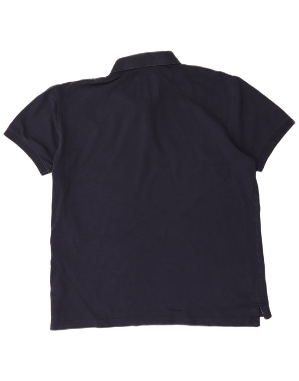 Мужская рубашка-поло Crew Clothing XL, темно-синяя, хлопок