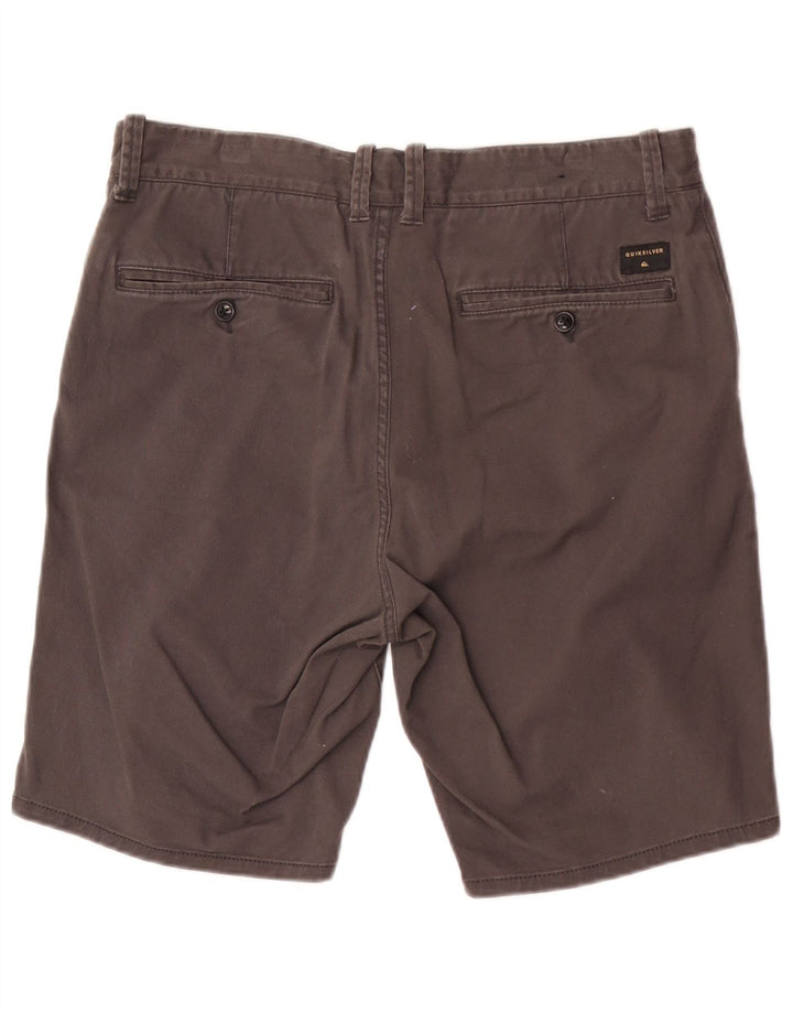 Мужские шорты чинос Quiksilver W32 среднего серого цвета