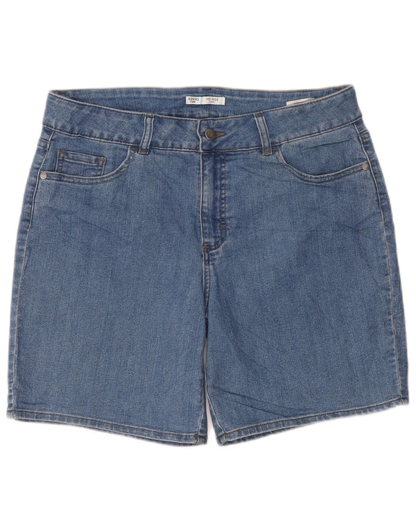 Женские джинсовые шорты Lee со средней посадкой, США 14, XL, W36, синие, хлопок