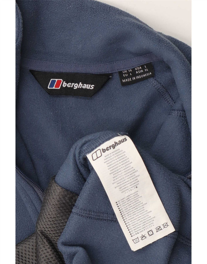Женская флисовая куртка Berghaus UK 14, средний синий полиэстер
